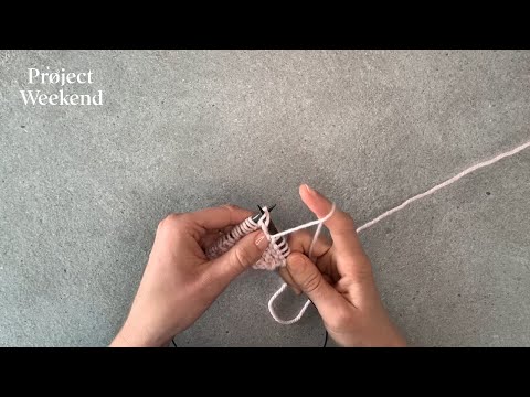 Knitting | How to Decrease Stitches (P2tog) Purl Two  Stitches Together