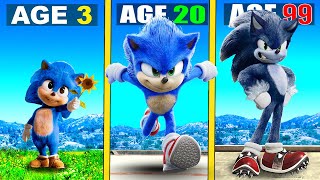 Surviving 99 YEARS As SONIC in GTA 5 (GTA 5 MODS)