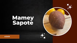 Mamey Sapote Asmr Slicing Stunning Seed Structure Revealed