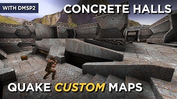 Quake Maps - Concrete Halls