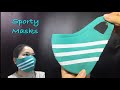 New sporty style mask: never seen before, very nice, no ruler, no elastic band