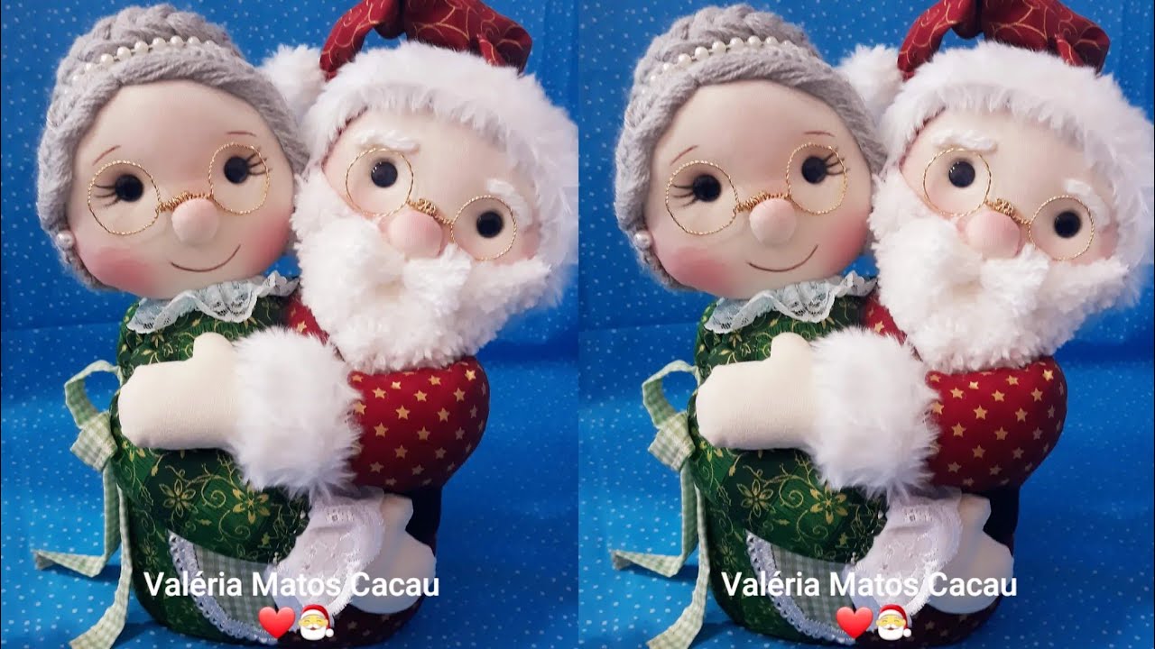 PESOS DE PORTA - Papai e Mamãe Noel