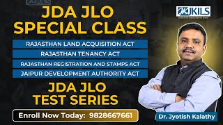 JDA JLO Special Class | Rajasthan Land, Tenancy, Registration Acts | JKILS Jaipur