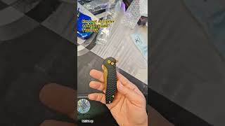 Kansept Accipiter | Button Lock | Black Anodized Aluminum  3.53  14C28N Blade | T1007F6 ￼