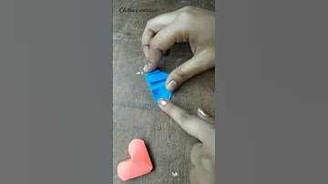 3d love paper crafts 💙❤️// #shorts #shortvideo #youtubeshorts #papercraft #love