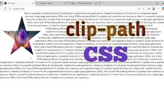 clip-path property in CSS | CSS tutorial | Computer Skills 53  |