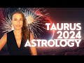 Taurus yearly horoscope 2024  astrology predictions taurus 2024  money flows