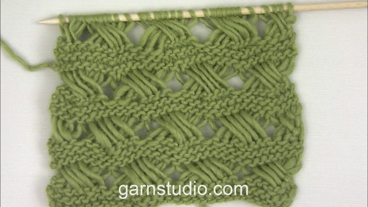 How to knit Indian cross stitches (Tutorial Video)