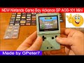 My new nintendo game boy advance sp ags101 mini home made part 2 its really awesome handheld