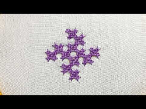 #98 - All over Simple kutch work design for sarees and Kurtis #sindhiembroidery #gujaratisilai