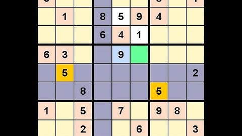 How to Solve Los Angeles Times Sudoku Expert June 25, 2022