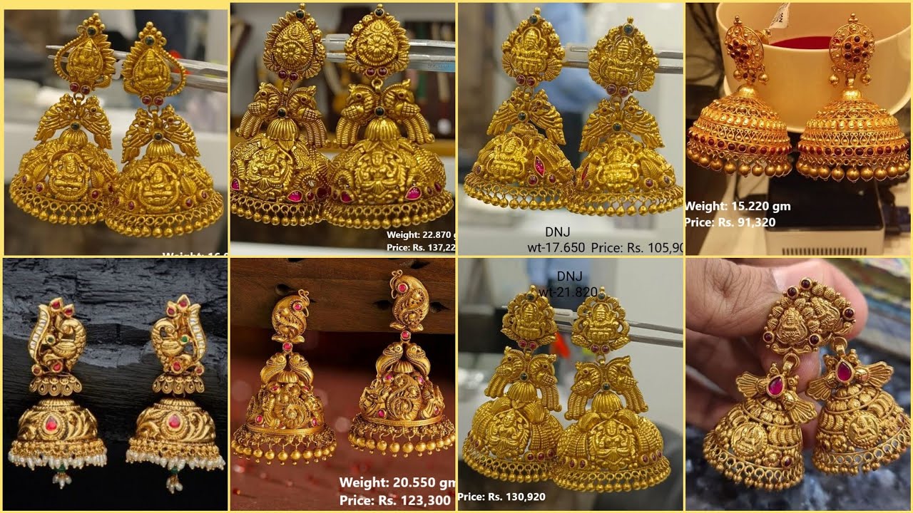 KAPA 3-tier tassel drop jhumka design earrings | Kapa Jewellery