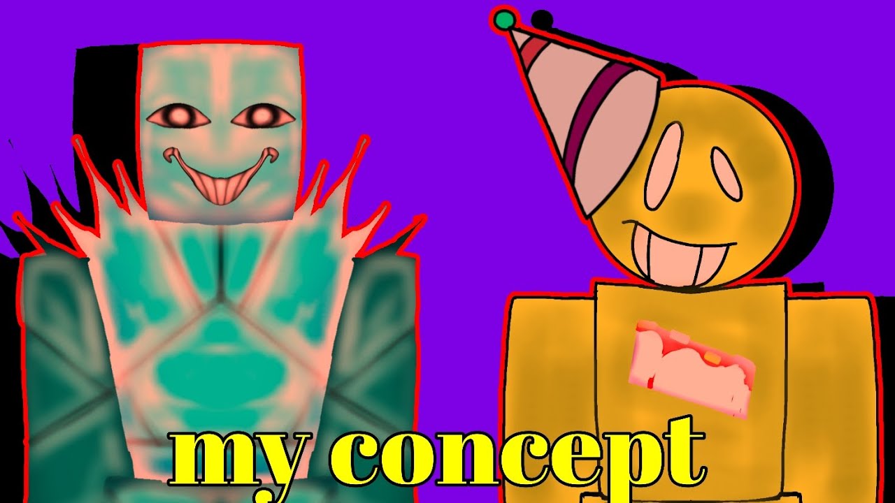 pt1 my concept for a Roblox asymmetrical survive the killer game