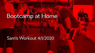 Bootcamp at Home #5 TeamSam Workout