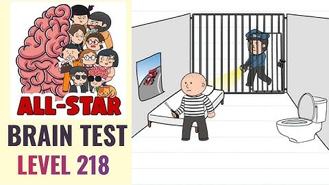 Brain Test All Star Level 218 | He must dig a hole with the chisel | Walkthrough