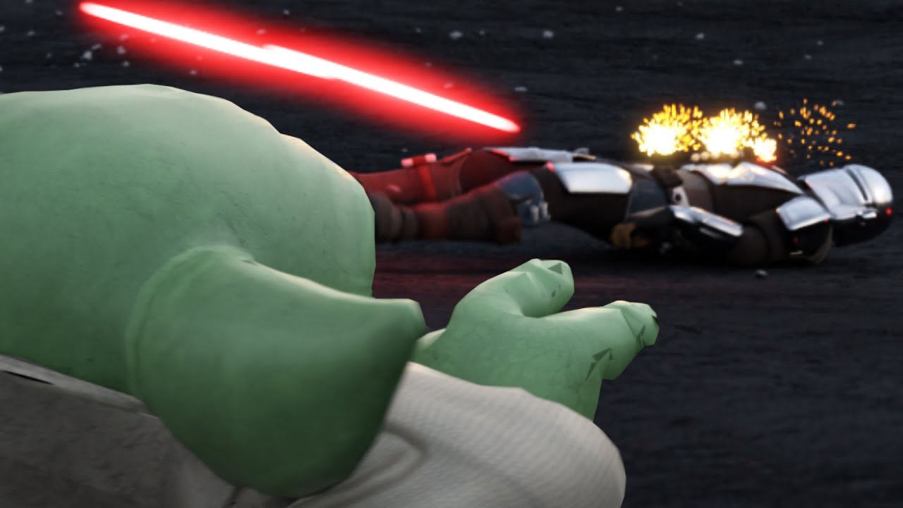 Mandalorian gets ROBBED by Baby Yoda for a BALL