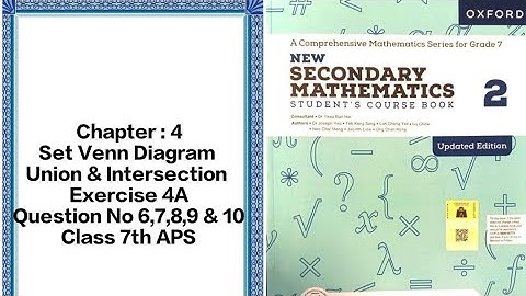 Exercise 4A Question 6, 7, 8, 9 & 10 Solution Math - Army Public School - Class 7th #maths #apsacs 