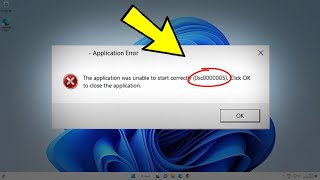 Fix The application was unable to start correctly 0xc0000005 in Windows 11 / 10/8/7 | Error 0xc00005 screenshot 4