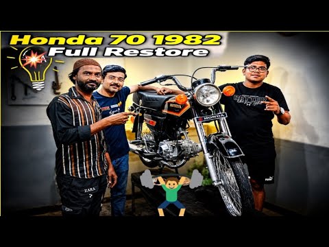 Honda 70 1982 Full Restoration | Complete Bike Rebuild Step by Step