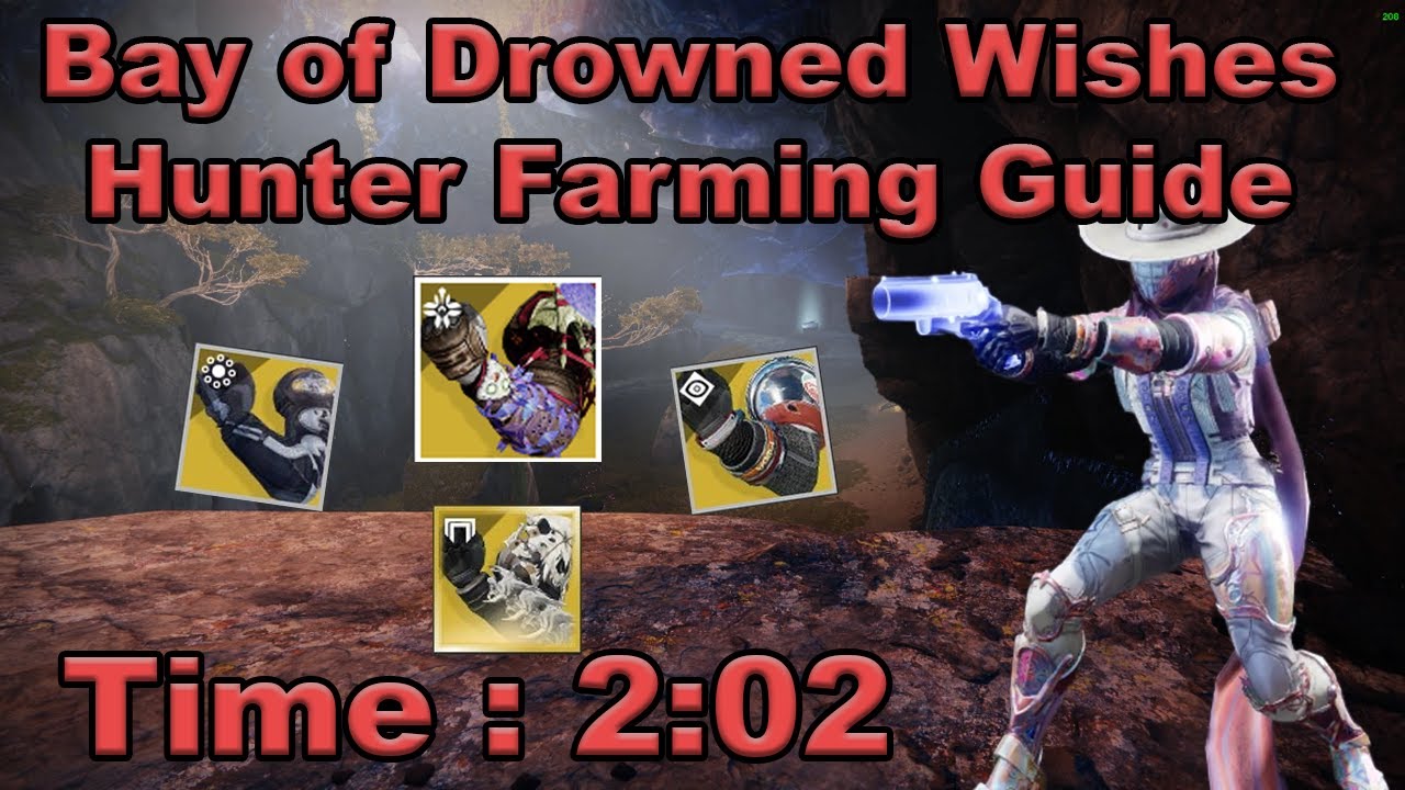 Destiny 2 - Bay of Drowned Wishes (Hunter) Legend Lost Sector Farming Guide - Solo Flawless