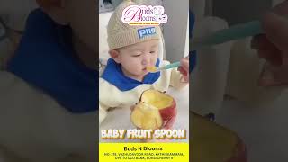 Baby Fruit Spoon -  #MomAndBabyCare #BabyEssentials #BabyFruitSpoon #SafeForBabies