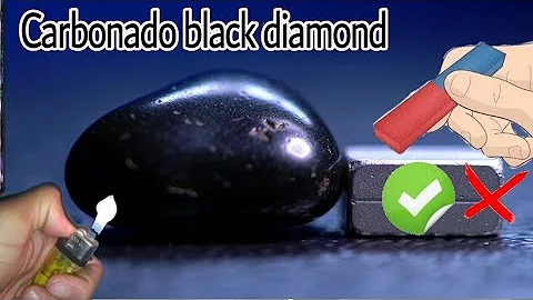 how to test black diamonds at home carbonado meteorite