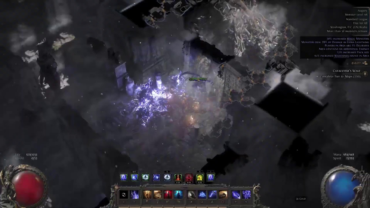 #Live T4 Mapping Ranger deadeye Lightning arrow rods & ball CoS build ...