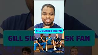 GT SILENT CELEBRATION ! CSK FANS CRAZY REACTION! #cskvsgt #shubmangill #jadeja #cskfans