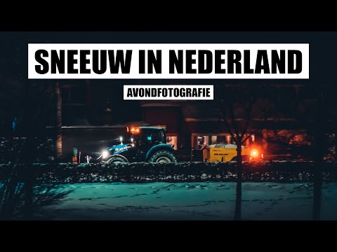 Sneeuw In Nederland - Creatieve POV Avondfotografie & Straatfotografie