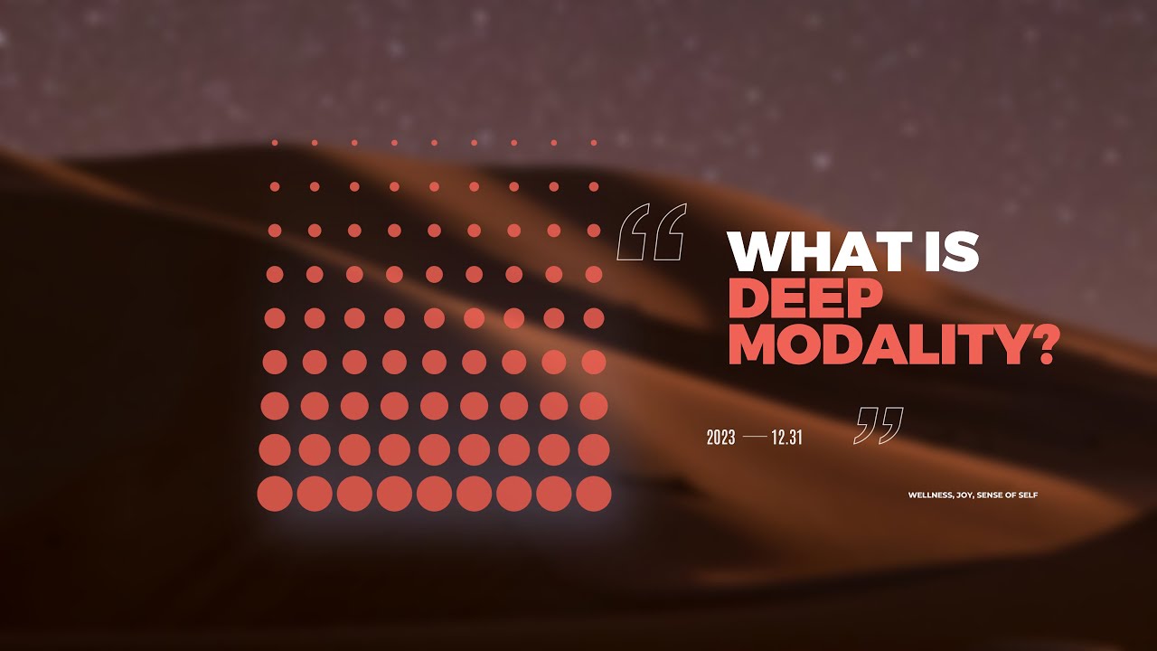 Discover Deep Modality: A Luxury Wellness Brand for Mind and Body Transformation