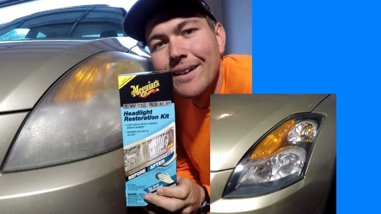 Meguiars headlight restoration kit review YouTube