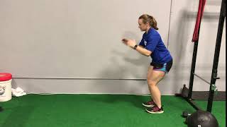 Broad Jump + Shuffle Back
