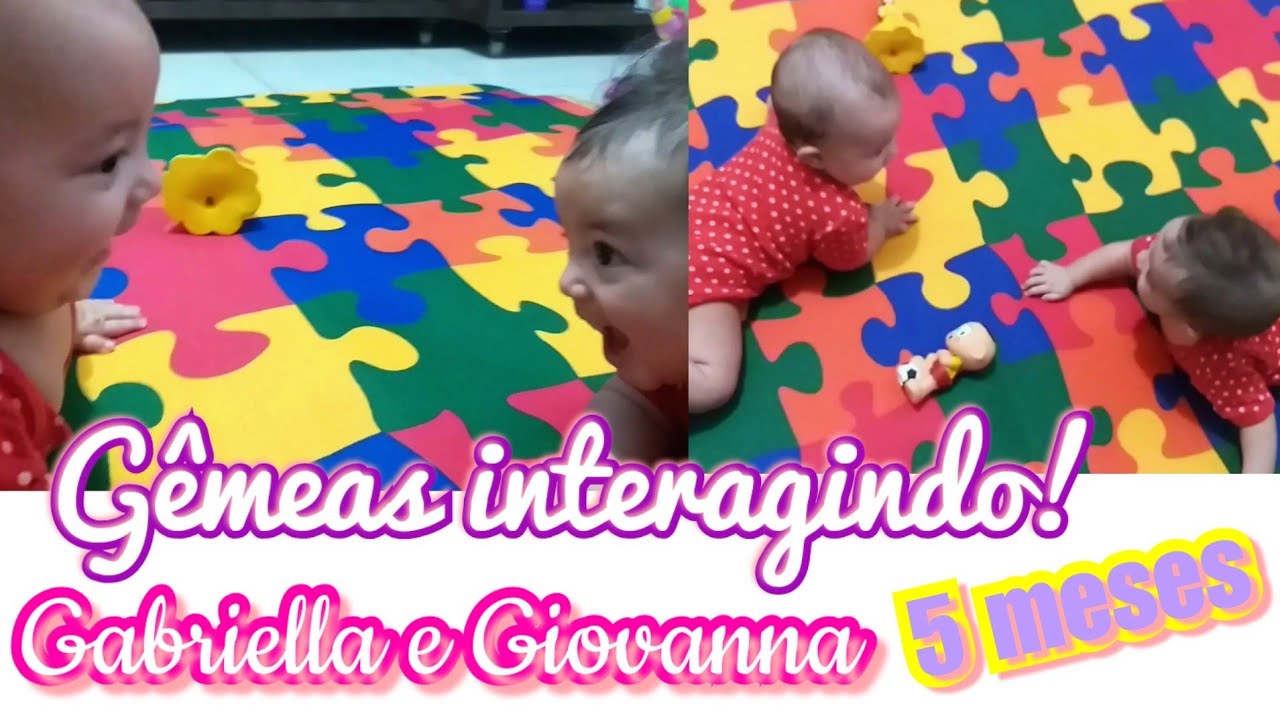 GÊMEAS BRINCANDO, CONVERSANDO E INTERAGINDO - GABRIELLA E GIOVANNA | # ...