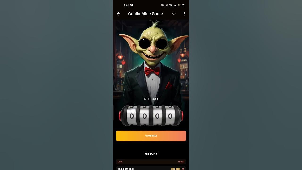 Goblin mini game. Goblin mini game