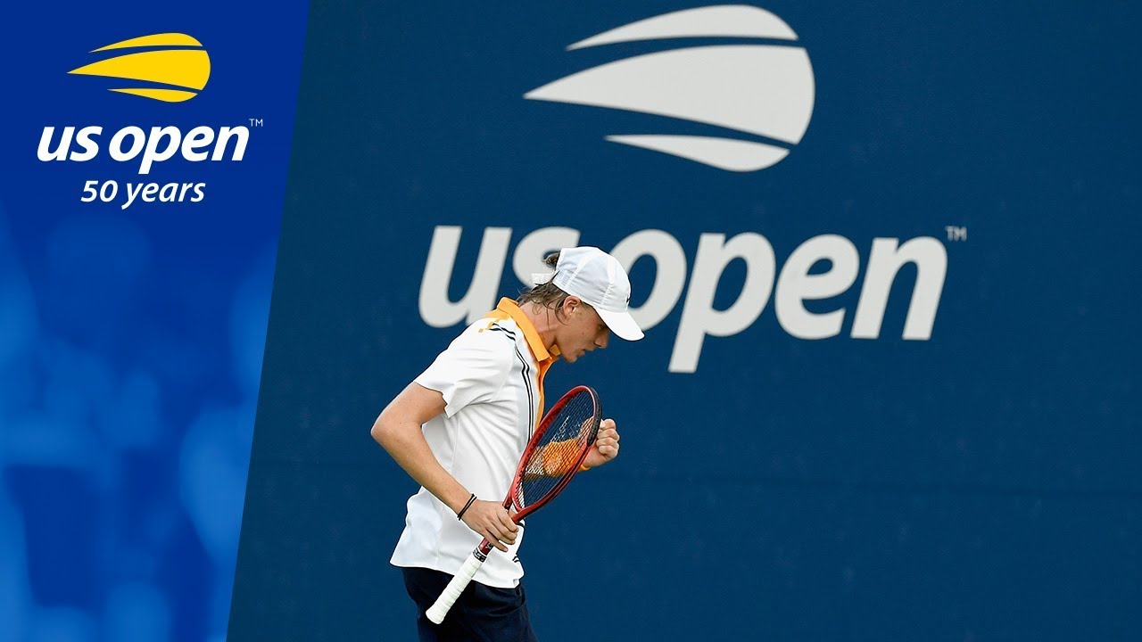 Denis Shapovalov And Andreas Seppi Battle at the 2018 US Open