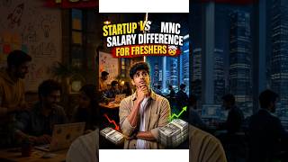 MNC vs Startup Salary for Freshers 💸 | Hidden Truth Revealed #shorts #telugu #startup #mnc #salary