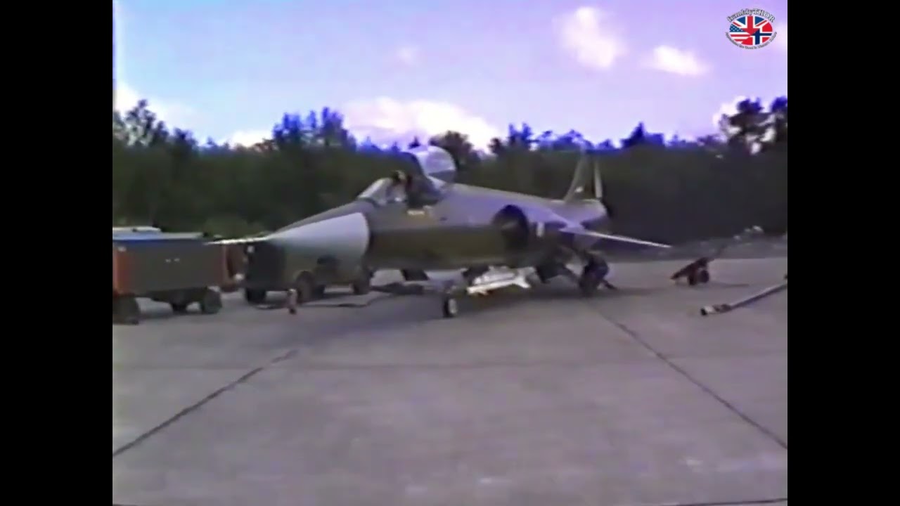 Starting CF-104 Starfighter 801 RNoAF by Arvid Lihaugh in 1993