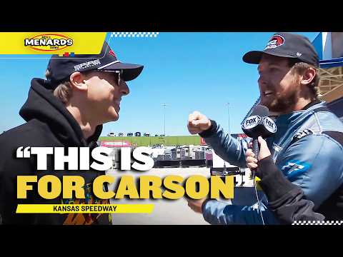 Cleetus McFarland &amp; Carson Hocevar React to Early Kansas Exit Together | NASCAR ARCA Menards Series