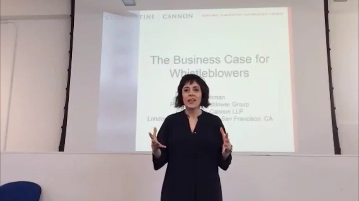 Guest Lecture on Whistleblower Legislation by Mary...