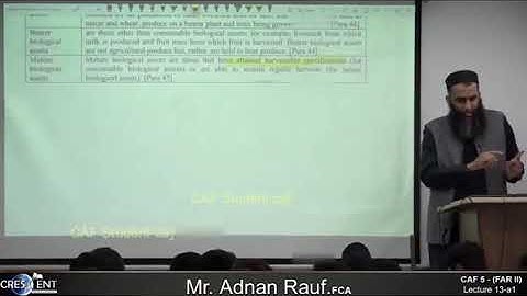 CAF 05 | FAR II | LECTURE # 13 A |BY SIR ADNAN RAUF | SEPTEMBER 2024 ATTEMPT
