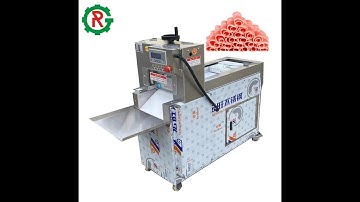 Mutton meat slicing lamb roll slicer machine