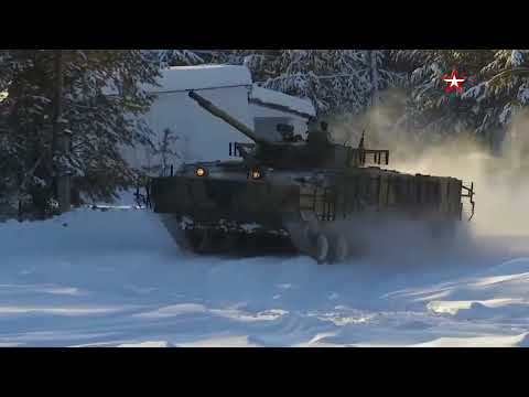Extreme cold and accurate shooting: How are tested BMP-3 for the Russian Armed Forces