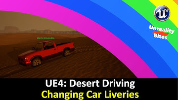 UE4: Desert Driving Extras - Change Car Colors & Styles