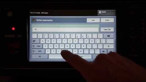 Pcounter for Xerox - Simple Client Code Login Workflow