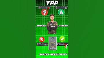 Best sprint sensitivity for Bgmi |best TPP & FPP Sensitivity#bgmi #sensitivitysettings #sensitivity