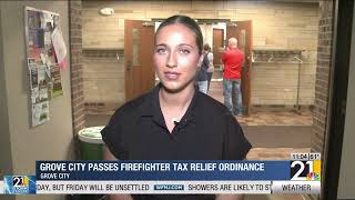 Grove City Passes Firefighter Tax Relief Ordinance