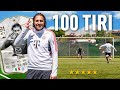 100 tiri challenge luca toni scarpa doro  quanti goal segner su 100 tiri