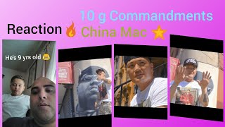 China Mac - 10 g Commandments reaction with my 9 year old kid ⭐🔥 teachn him young street rules 💯