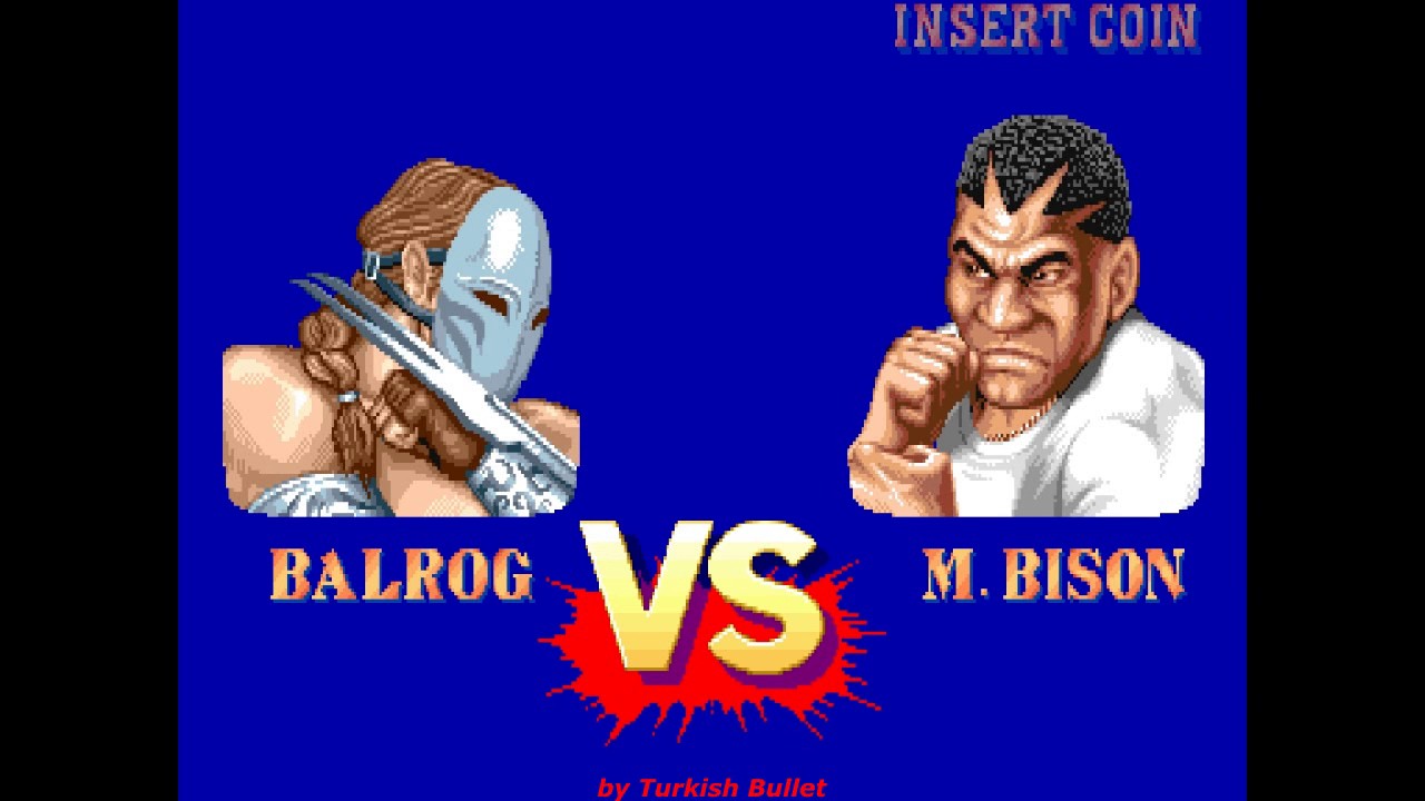 Retro 90s Arcade Games) - Street Fighter II Champion Edition - Balrog Vs  Vega