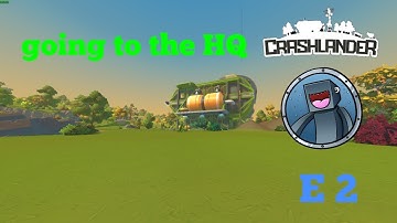 I Found the Abandoned HQ Building in the Crashlander Survival Mod!